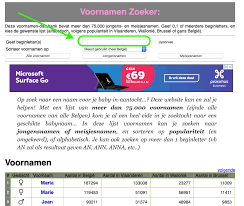 Vind een mooie voornaam voor je baby. Hoe Vaak Komt Mijn Voornaam Voor Hoedoen Be