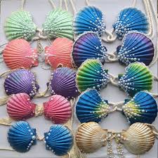 So, for all of y'all out there that want to make your own seashell bra, i've decided to help you out. Mermaid Costume Top Custom Color Clamkini Swimmable Seashell Mermaid Bikini Bra Handmade On Hamptonsmermaid Shell Crafts Diy Shell Crafts Seashell Crafts