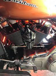 Custom Harley Davidson Horn Cover With 3d Punisher Flag Navy Etsy In 2021 Custom Harleys Harley Davidson Harley