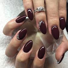 50 Amazing Burgundy Nails You Definately Have To Try Burgundy Nails Dark Red Nails Maroon Nails
