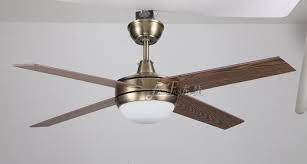 52 prominence home marshall indoor farmhouse ceiling fan, matte black. Proud Ef52114 Bronze Ceiling Fan With Four Plywood Blades Ceiling Fan