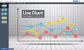 Line Chart Free Prezi Next Template For Data Visualization