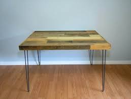 15 doable designs for a diy patio table. Diy Pallet Dining Table Steel Legs