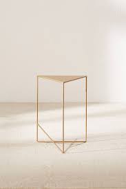 Triangle Side Table Metal Side Table Side Table Small Side Table