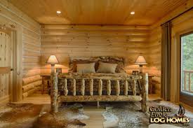 Make your bedroom a haven with rustic home furnishings and accessories for your country home, ranch, or cabin. Log Walls In A Bedroom Suite Rustic Bedroom Other By Golden Eagle Log Timber Homes Houzz