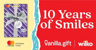 In 2012, we began selling digital gift cards and online prepaid credit to our uk customers. Vanilla Gift Prepaid Mastercard Teams Up With Wilko For A Promotion In Celebration Of Vanilla Gift S 10 Year Uk Anniversary