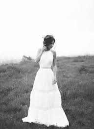 Flowy Boho Halter Wedding Dress Nature Wedding Dress Wedding Dress Flowy Halter Wedding Dress