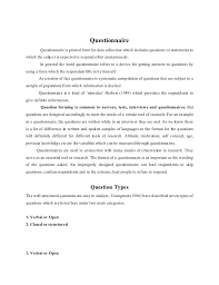 Questionnaire