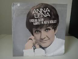 Anna-Lena Löfgren Lyckliga Gatan Swedish Schager Music 7" Norway European  Import