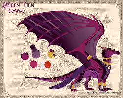 Wof Queen Tien Of The Skywings By Chrissi1997 On Deviantart Animal Drawings Wings Of Fire Artist