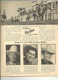 1939 Madison Square Garden Rodeo Program Judges Rodeo Poster Rodeo Events Rodeo