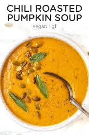 Creamy Roasted Pumpkin Soup Vegan Gluten Free Simply Quinoa Recipe Vegan Pumpkin Soup Pumpkin Soup Recipe Pumpkin Soup