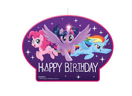 This gorgeous hat is easy and fun to make. My Little Pony Birthday Candle
