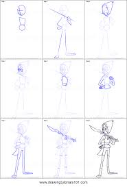 How To Draw New Pearl From Steven Universe Printable Drawing Sheet By Drawingtutorials Steven Universe Drawing Steven Universe Characters Pearl Steven Universe