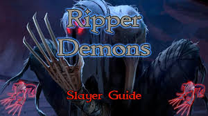 Ripper demons guide how not to die. Runescape Ripper Demons Guide Elite Slayer Creatures 600k Xp H Youtube