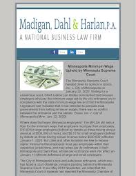 Minneapolis Minimum Wage Upheld by Minnesota Supreme Court