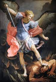 Check spelling or type a new query. Guido Reni Archangel Michael Fighting The Devil Art Print Framed Picture