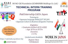 Titp Is A Golden Opportunity For Youth In India To Work In Japan For 3 5 Years Business Etiquette Work In Japan Communication Skills