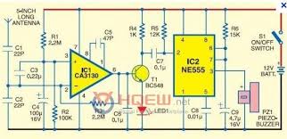 Mobile phone signal detection using schottky diode. Mobile Phone Detector Circuit Diagram Hqew Net Cell Phone Antenna Cell Phone Antenna Booster Circuit Diagram