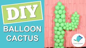 Fun & easy diy cactus balloons perfect for summer or mexican fiesta party decor. Diy Balloon Cactus Youtube
