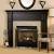 Black Fireplace Mantel Shelf