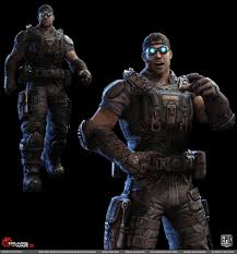 Gears Of War 3 Character Portraits Gears Of War Gears Of War 3 Baird