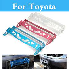 Adjustable Rotating Number Plate Auto License Plate Frame Holder For Toyota Passo Platz Premio Mark Ii Mar Car License Plates Registration Plates Truck Bumpers