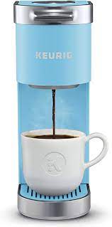 Receive 50% off select coffee makers with monthly delivery of coffee. Amazon Com Keurig K Mini Plus Coffee Maker Single Serve K Cup Pod Coffee Brewer Comes With 6 To 12 Oz Brew Size K Cup Pod Storage And Travel Mug Friendly Cool Aqua Kitchen Dining