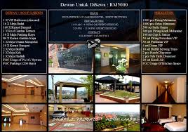 Meja kerusi aircond kipas pa system projector. Dewan Katering Andaman Dewan Ballroom Dan Hotel Di Puchong Selangor