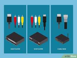 Attach the power cord from the vcr to a nearby wall outlet or power strip. How To Connect A Dvd Player Vcr And Digital Cable Box