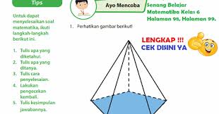 Lengkap Kunci Jawaban Halaman 98 99 Buku Senang Belajar Matematika Kelas 6 Simple News Kunci Jawaban Lengkap Terbaru