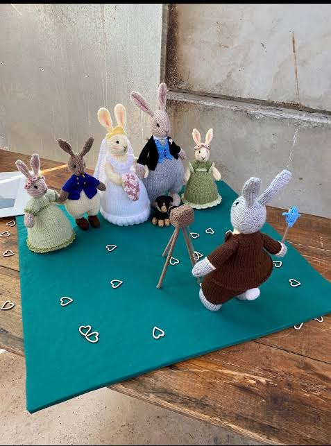 Alan Dart bridal bunnies for wedding