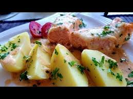 Lachs Uberbacken Mit Kartoffeln Oder Reis Thermomix Tm5 Tm6 Youtube Lachs Uberbacken Thermomix Lachs Lachs Rezept
