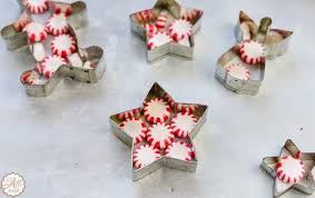 Cut out the swirls and apply glue to the back. How To Make Peppermint Candy Ornaments An Alli Event
