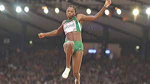 Brume early sunday morning leapt to a distance of 6.76m, 1cm more than the required mark to seal her place among the contestants. Galaxy Television Brume Okagbare Begin Medal Chase In Long Jump