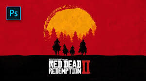 Cara Membuat Desain Poster Red Dead Redamtion 2 Photoshop Tutorial Ind Desain Poster Photoshop Ilustrator