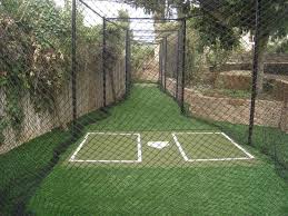 Seventy feet is an appropriate size for most ages and skill levels. Building A Home Batting Cage Batting Cage Backyard Backyard Baseball Batting Cages