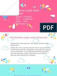 Evaluasi jumlah dan frekuensi pendarahan. Perdarahan Awal Kehamilan