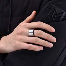 King Will Basic 15mm Wedding Band For Men Tungsten Carbide Engagement Ring Comfort Fit Beveled Edges 10 5 You Mens Wedding Bands Wedding Bands Comfort Fit