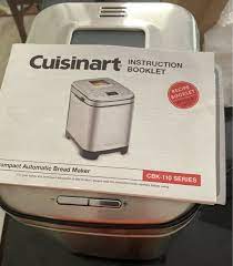 The bread machine comes with a 42 cord which is longer than average, and it has a polarized plug so you don't need a grounded outlet. Cuisinart Cbk 100 Compact Automatic Bread Maker Silver For Sale Online Ebay