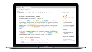 Screenshot of Textio