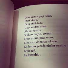 Ardından uzun bir süre siyasal baskılar nedeniyle şiirleri yayımlanamadı. Ay Karanlik By Mvslnd