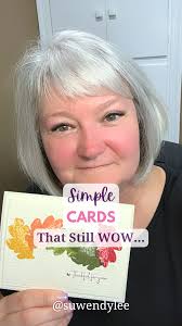 Sometimes less is more 💜 , ., This simple fall card design is quick to  mass produce, but still has that WOW factor thanks to one clever texture  trick. , ., 💬 Comment BRICK below and I’ll send you the ...