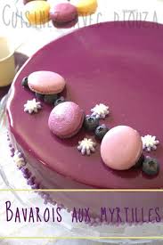 Bavarois Myrtille Cremeux Citron Et Dacquoise Pistache Recette Dacquoise Pistache Gateaux Et Desserts Dacquoise
