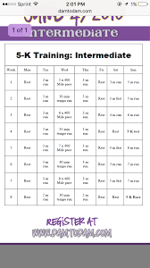 Intermediate 5k Training Plan Running Training Plan Faster 5k Training Plan 5k Training Plan