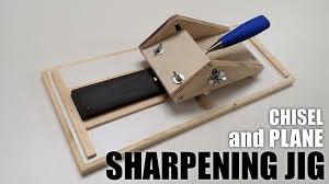 How To Make A Chisel Sharpening Jig Chisel Sharpening Jig Woodworking Techniques Chisel Sharpening
