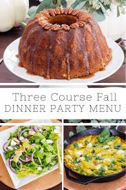 Fall is the best time to get your friends and family around for a dinner party because you can all huddle together to avoid the cold and warm yourselves up with some good food. Delicious Fall Dinner Party Menu Inspiration For Moms