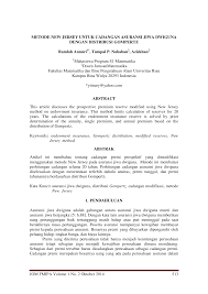 Https Media Neliti Com Media Publications 187102 Id Metode New Jersey Untuk Cadangan Asurans Pdf