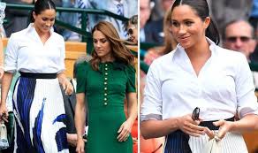 The first way to watch wimbledon 2021 live is online. Meghan Markle Duchess Of Sussex S Wimbledon Glamour In White At Serena Williams Finals Express Co Uk