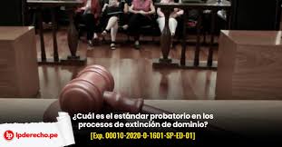 Todo lo que necesitás saber sobre extinción de dominio en argentina y en el mundo. Cual Es El Estandar Probatorio En Los Procesos De Extincion De Dominio Exp 00010 2020 0 1601 Sp Ed 01 Lp